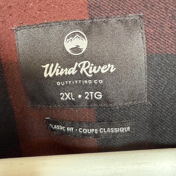 Windriver Rustic Red Flannel Checker Shirt - Picture 3 of 4